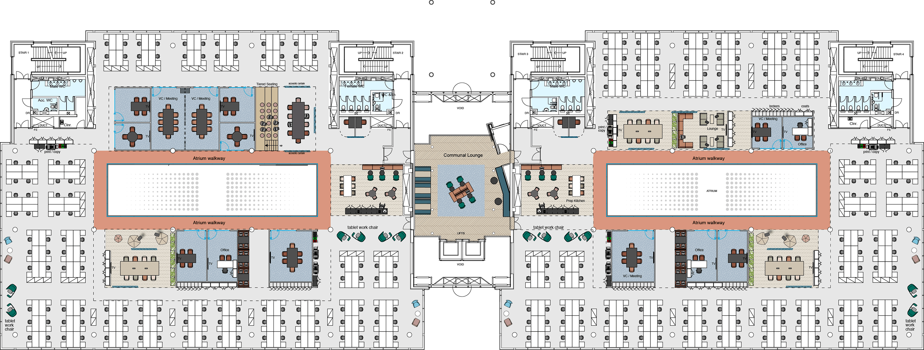 Space plan for Edinburgh Green