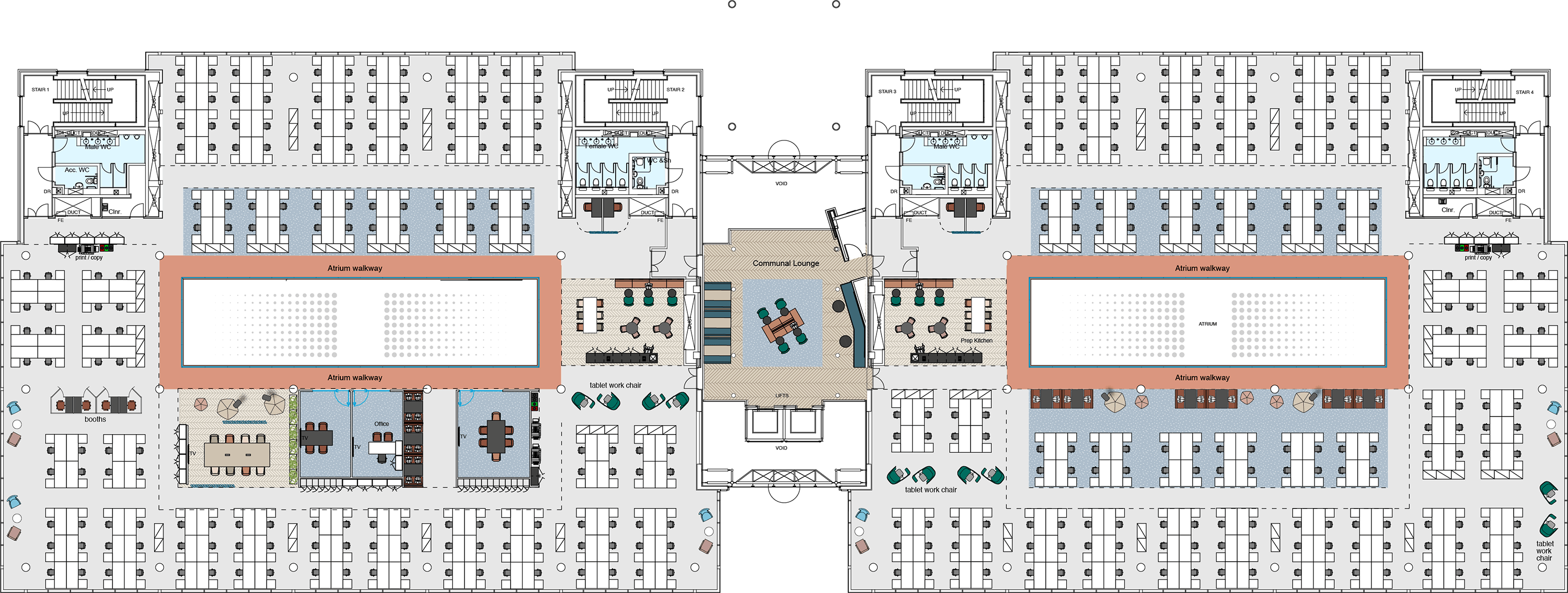 Space plan for Edinburgh Green