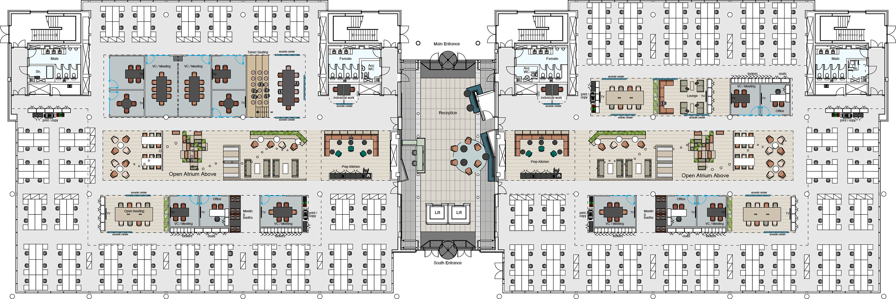 Space plan for Edinburgh Green