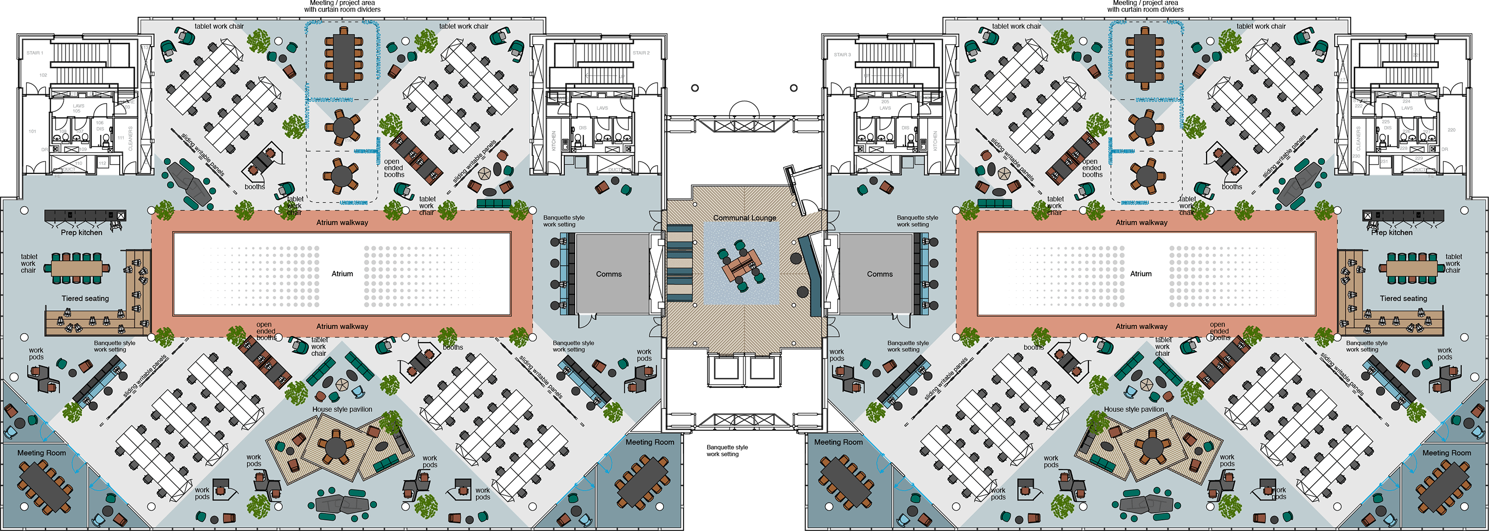 Space plan for Edinburgh Green